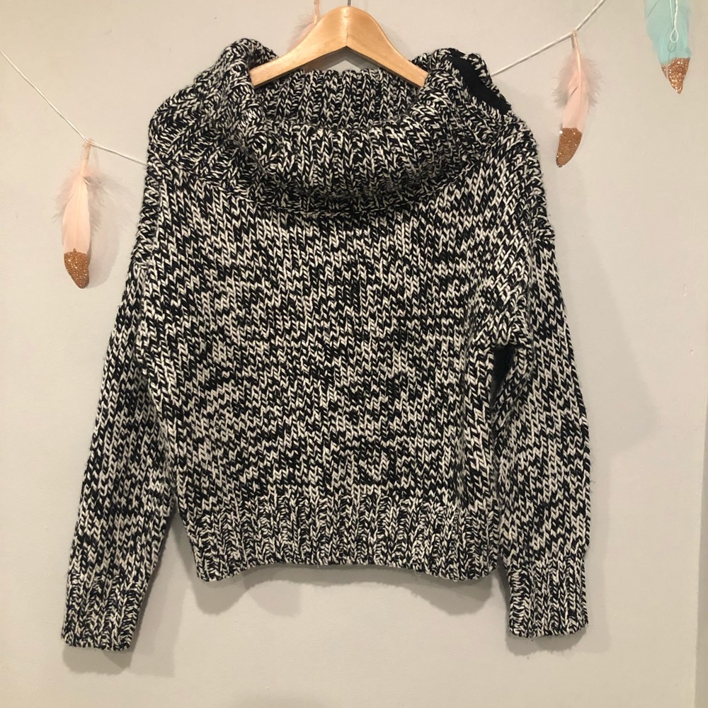 Marciano | Chunky Knit Turtle Neck Sweater S - Picture 2 of 8